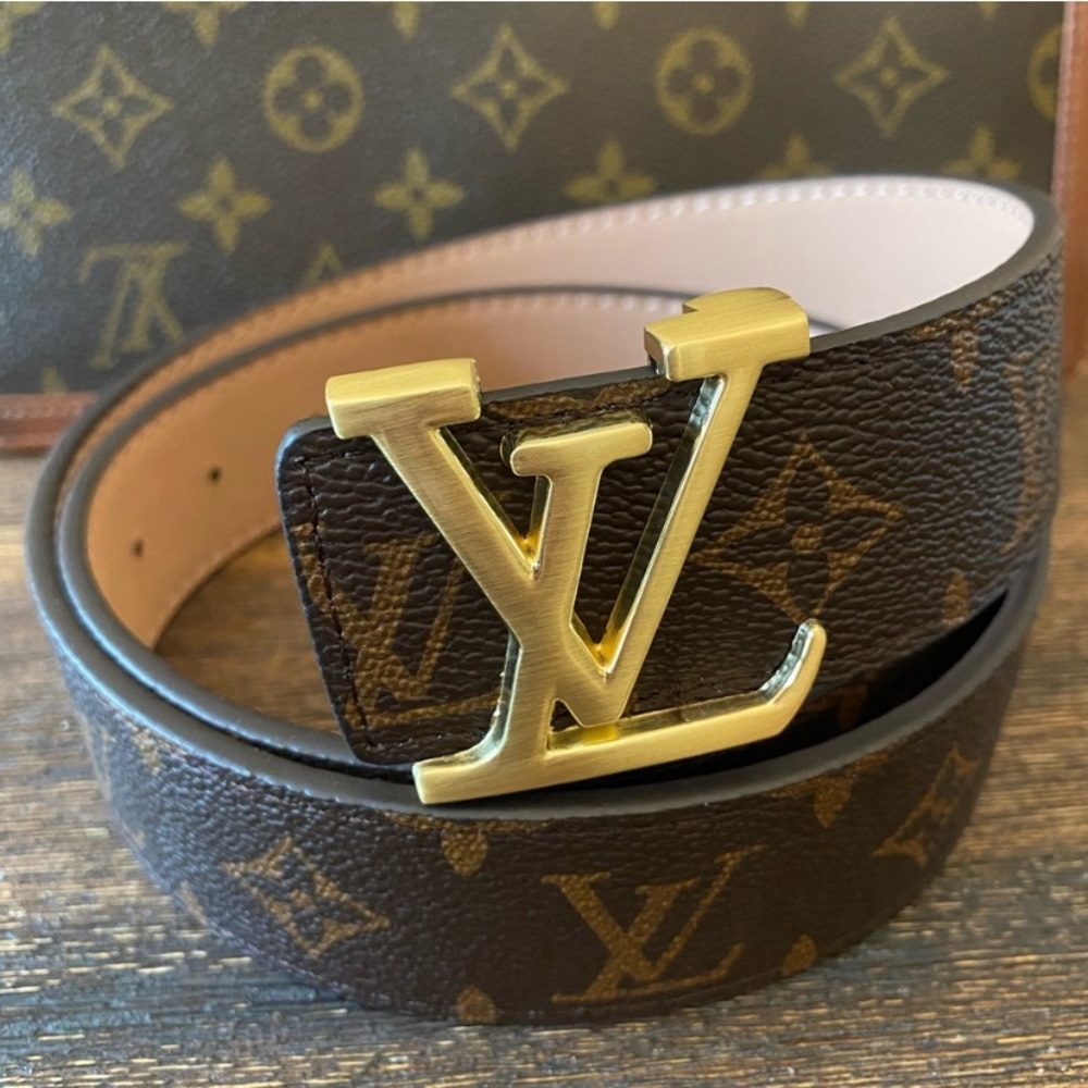 LV BELT WOMAN BLACK/MONOGRAM